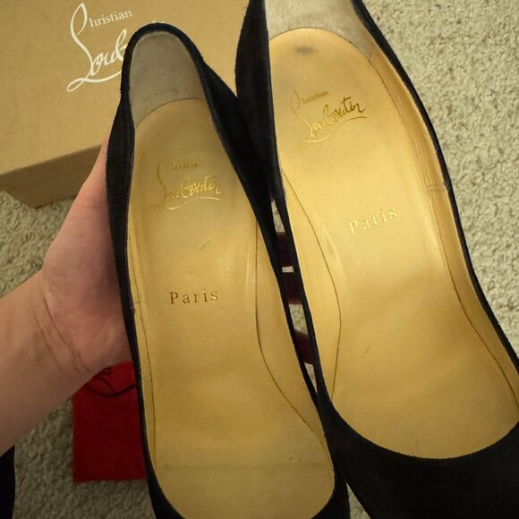 CHRISTIAN LOUBOUTIN So Kate 120 mm Suede Pump Size 37.5 - Picture 8 of 8